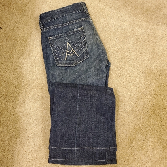 7 For All Mankind A Pocket Flare Jeans sz 25 - Picture 2 of 5